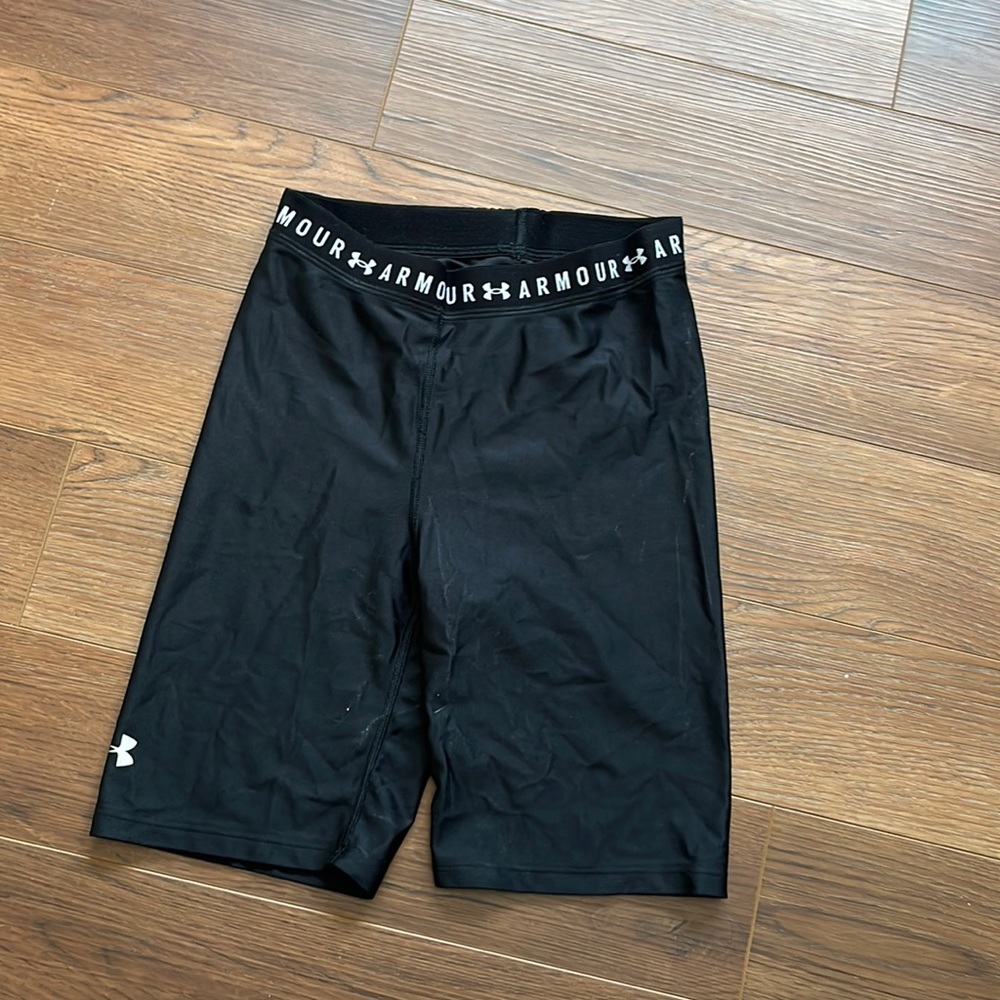 Under armor biker shorts